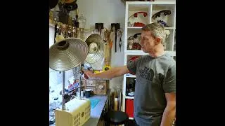 Thumbnail: Vintage Periheli twin heat lamp