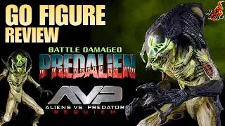 Thumbnail: HOT TOYS ALIEN VS PREDATOR 2 REQUIEM BATTLE DAMAGED PREDALIEN 1/6 SCALE FIGURE REVIEW