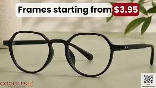 Thumbnail: Goggles4U | Prescription Glasses Frames From Only $3.95! 💥