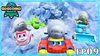 Thumbnail: Smart Beluga Whales | 🌟 GoGoDino S10 | Dinosaurs | Kids Cartoon | Adventure Animation | Ep09