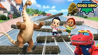 Thumbnail: The biggest dinosaur! 🦕 | GOGODINO's Best🔥 | Cartoon for Kids Dinosaur | Best Compilation