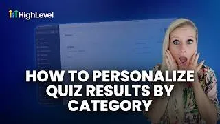 Thumbnail: How to Personalize Quiz Results by Category