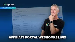 Thumbnail: Affiliate Portal Webhooks Live!