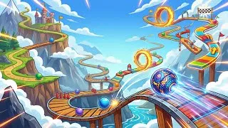 Thumbnail: Oops, I Dropped It Again! | Going Balls Gameplay Going Balls... But I Keep Falling! 🚫 Gravity Wins