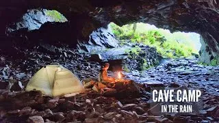 Thumbnail: Cave Camping in the Rain with the Durston X-Dome 1+ | Hajka Oven Cooking
