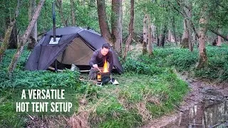 Thumbnail: Hot Tent Camping in the Forest | Bushcraft | Pomoly Dune Solo