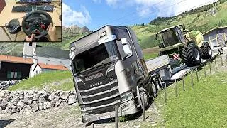 Thumbnail: Realistic Scania 770 Driving Through Beautiful Village in Switzerland | ETS2 | Logitech G29
