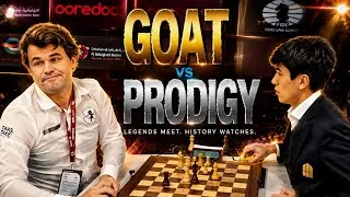 Thumbnail: 🎦 Magnus Carlsen VS Javokhir Sindarov • Fide World Blitz 2025, Round 4