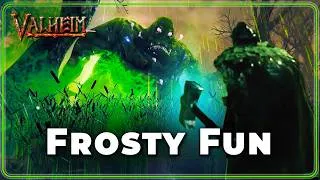 Thumbnail: Let's make a Frostner and SMASH the Swamp Boss Bonemass!!