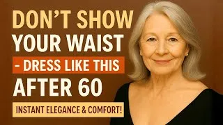Thumbnail: How to Dress to Hide Your Waist After 60 – 8 Easy Style Tips for Older Women.