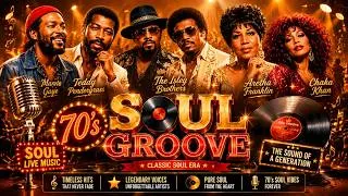 Thumbnail: Teddy Pendergrass, Isley Brothers, The O'Jays, Luther Vandross, Marvin Gaye, Al Green - SOUL 70's
