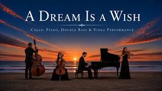 Thumbnail: A Dream Is A Wish | Piano, Cello, Double Bass & Viola | Beautiful Classical Cover