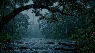 Thumbnail: Relieve Stress With Gentle Rain Sounds On Forest Leaves | Rain Sounds For Sleeping & No Interruption