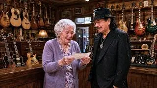 Thumbnail: Carlos Santana Paid $50,000 to Save a Widow’s Guitar Shop—Then He Revealed What Her Husband Once Did