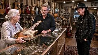 Thumbnail: Elderly Widow Tries To Sell Her Late Husband's Guitar For $75, Then Carlos Santana Walked.....