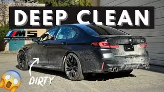 Thumbnail: Extremely Dirty BMW F90 M5 Foam Wash - Exterior Auto Detailing (Satisfying ASMR)