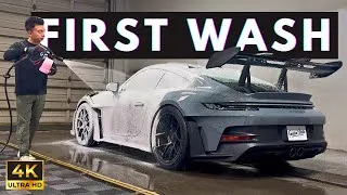Thumbnail: Porsche 992 GT3RS Foam Wash in 4K- Exterior Auto Detailing (Satisfying ASMR)