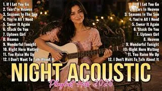 Thumbnail: Night Acoustic Playlist 2026 🌌 | Romantic English Love Songs & Relaxing Vibes 🎧