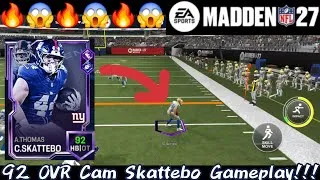 Thumbnail: 92 OVR Cam Skattebo Gameplay!!! | Madden Mobile 27