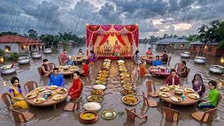 Thumbnail: Barish Floods Mei Shaadi Ka Khana Wedding Food in Rain Hindi Kahani Moral Stories Funny Comedy Video