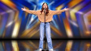 Thumbnail: Romanian 14-Year-Old Singer Earn the Fastest GOLDEN BUZZER with Beyoncé’s hit "Listen"