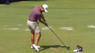 Thumbnail: Colin Morikawa Driver Swing in Super Slow-Mo,  Breakdown to details. 
