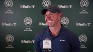 Thumbnail: Rory McIlroy Saturday Flash Interview 2024 the Memorial Tournament · Round 3