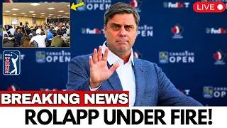Thumbnail: 🚨 PGA Tour EXPLODES! Brian Rolapp REFUSES To Resign Despite 80 Percent Player Vote Against Him!