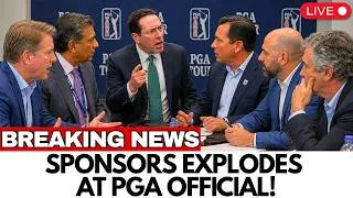 Thumbnail: 🚨 PGA Tour in MELTDOWN as 6 Major Sponsors DEMAND Answers on LIV Merger