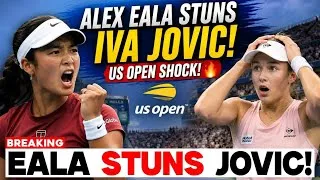 Thumbnail: ALEX EALA STUNS IVA JOVIC! 🔥 US Open Shock Leaves Fans Speechless!