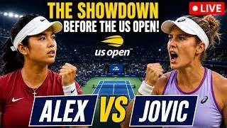 Thumbnail: Alex vs Jovic: SHOCKING US Open Showdown After Their Arthur Ashe Thriller! 🎾🔥