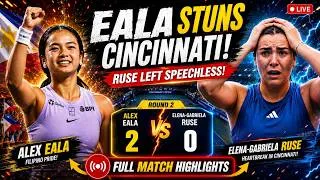 Thumbnail: SHE DID IT! 😱 Alex Eala Gets REVENGE on Ruse in Cincinnati Masterclass! 🇵🇭🎾