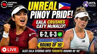 Thumbnail: UNREAL! Alex Eala DOMINATES Caty McNally & Storms Into Toronto Round of 16! 🇵🇭🔥