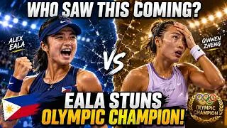 Thumbnail: ALEX EALA STUNS Qinwen Zheng in INSANE Comeback! Tennis World Left Speechless 😱🔥🇵🇭