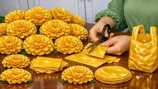 Thumbnail: How to Make Beautiful Flowers from Plastic Bags | Easy DIY Home Decor