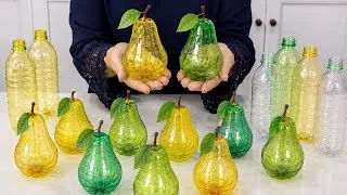 Thumbnail: Turn Plastic Bottles into Luxury Crystal Pears 🍐 | Easy DIY