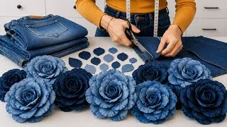 Thumbnail: 👖I Turned Old Jeans Into Beautiful Roses – You Won’t Believe the Result!