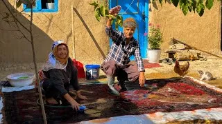 Thumbnail: A Peaceful Summer Morning in an Iranian Village | Elderly Couple Village Life 🌿