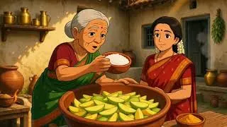 Thumbnail: Grandma's Authentic Mango Pickle Recipe | Traditional Village Cooking