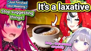 Thumbnail: IRyS Didn't Know Drinking Coffee Had an Effect Like This, and Bae & Biboo Teased Her for It