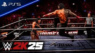 Thumbnail: WWE 2K25: ROMAN REIGNS vs RHEA RIPLEY | NO HOLDS BARRED MATCH AT SUMMER SLAM CLEVELAND