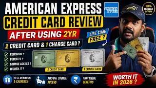 Thumbnail: 🔥 American Express Credit Card Review After 2 Years | 2 Credit Card + Charge Card | Lifetime Free ?