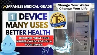 Thumbnail: Not just Ionized Antioxidant💧to hydrate☆makes other water types/multiple functions, better health.🥰