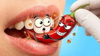 Thumbnail: Don't Let The Fruit See This! Funny Real Life Doodles