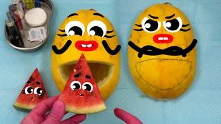Thumbnail: Funny Doodles in Real Life: Fruits and Veggies Like You've Never Seen!