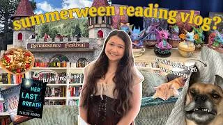 Thumbnail: summerween reading plans vs what actually happened
