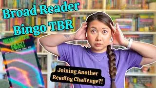 Thumbnail: I'm Tackling the Broad Reader Bingo Board and Here's My Full TBR
