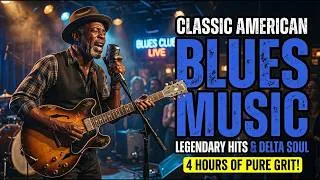Thumbnail: Led Zeppelin, ACDC, SRV, Deep Purple, ZZ Top 🔥 Classic Rock Blues Driving Riffs & Raw Raspy Vocals