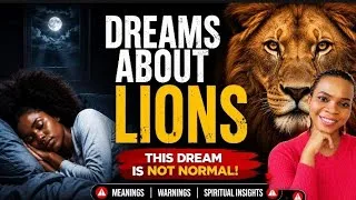 Thumbnail: Seeing a Lion in a Dream: Spiritual & Biblical Meaning || Goody Inspired 