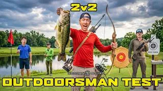 Thumbnail: GOOGANS vs. The ULTIMATE OUTDOORSMAN TEST! ( 2v2 CHALLENGE)